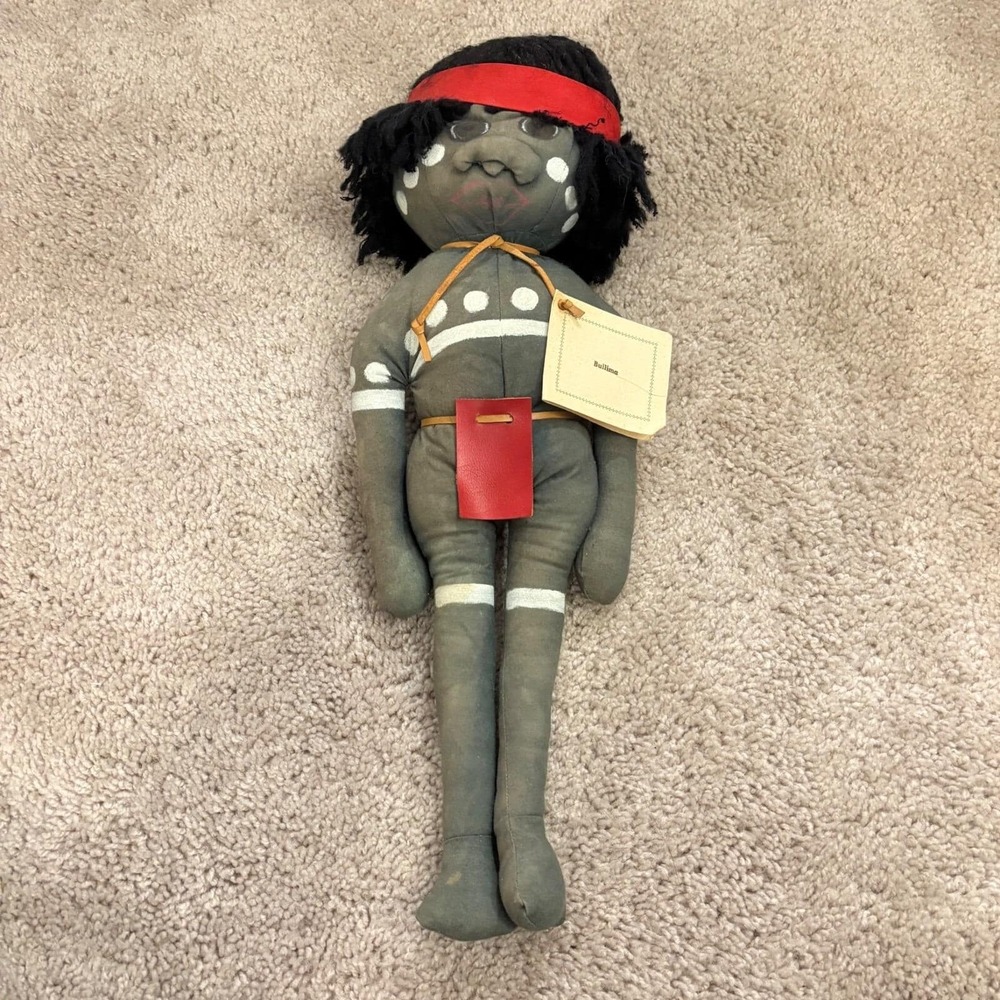 Bullima Spirit Child Doll‎ W Red Headband Dreamtime Children Vintage Collectible